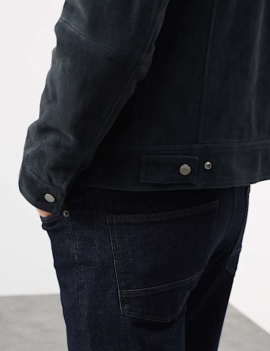 Suede Trucker Jacket