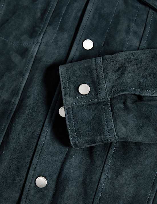 Suede Trucker Jacket