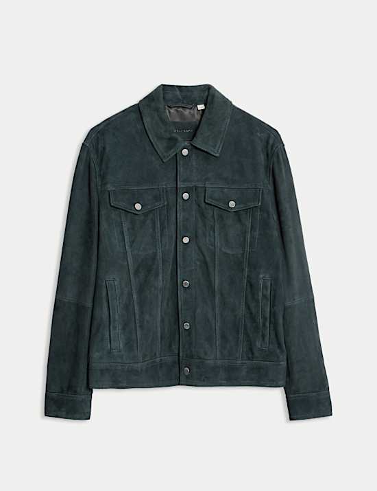 Suede Trucker Jacket