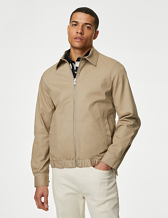 Beige harrington outlet