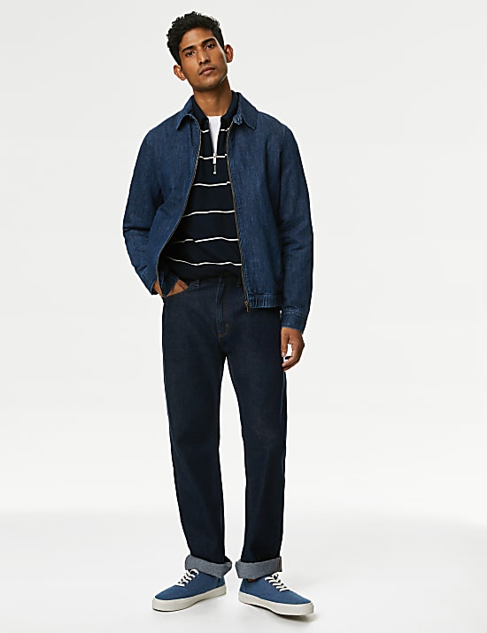 Denim Harrington Jacket