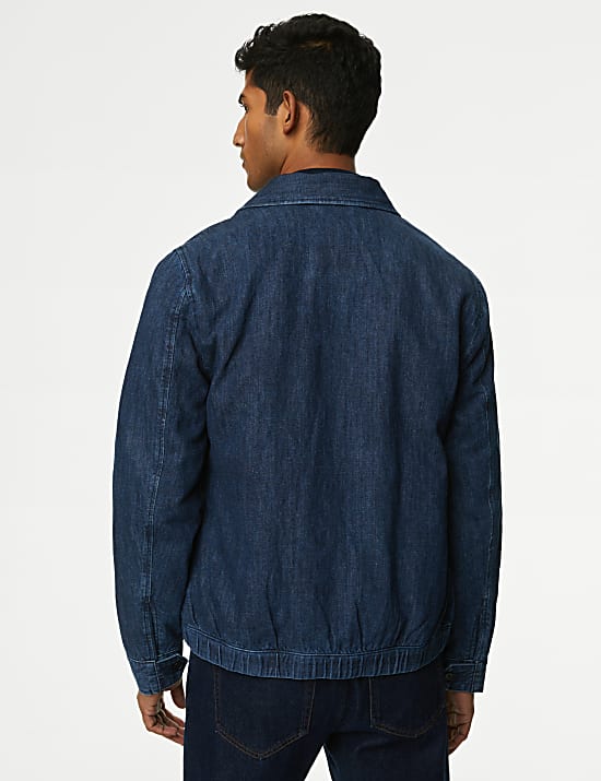 Denim Harrington Jacket