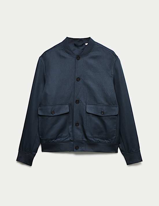 Cotton Blend Bomber