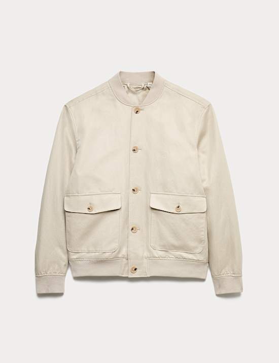 Cotton Blend Bomber