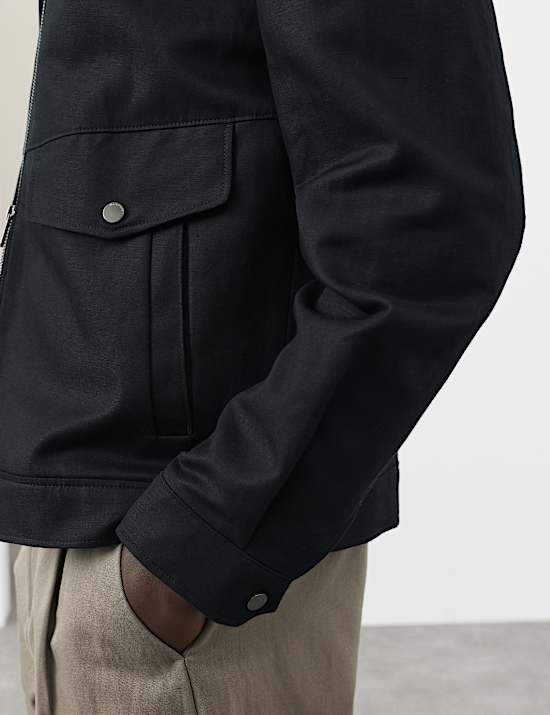 Veste Harrington en coton