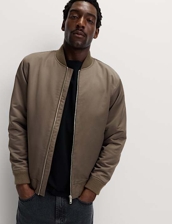 Satin Bomber Jacket