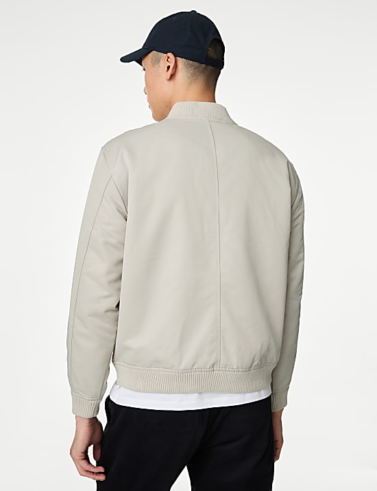 Satin Bomber Jacket