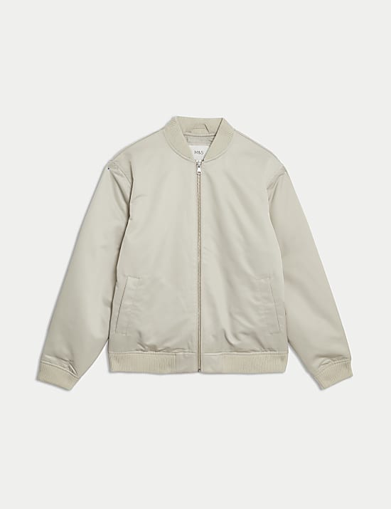 Satin Bomber Jacket