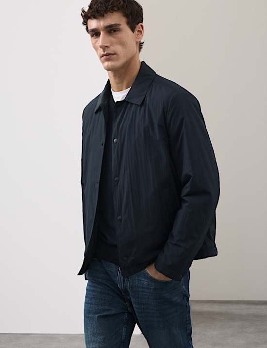 Gepolsterte Harrington-Jacke