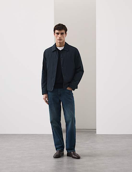 Gepolsterte Harrington-Jacke