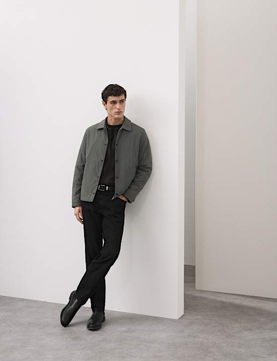 Jaket Harrington dengan Bantalan