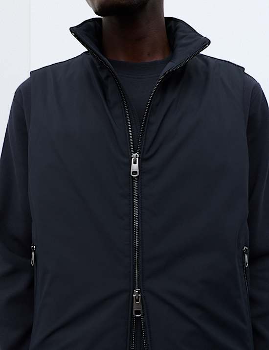 Feather and Down Padded Gilet