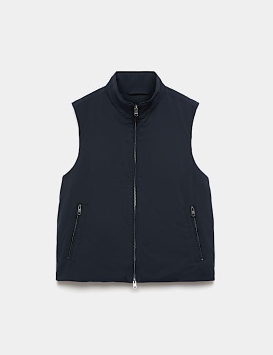 Feather and Down Padded Gilet