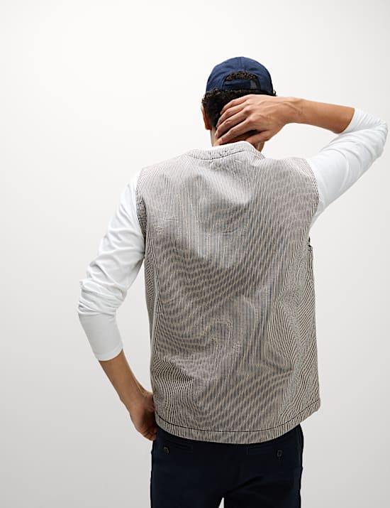 Padded Cotton Rich Canvas Gilet