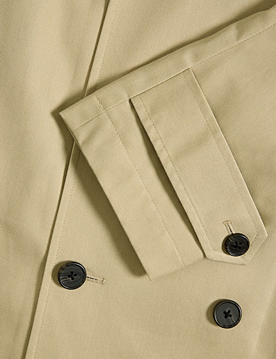 Cotton Lyocell Blend Trench