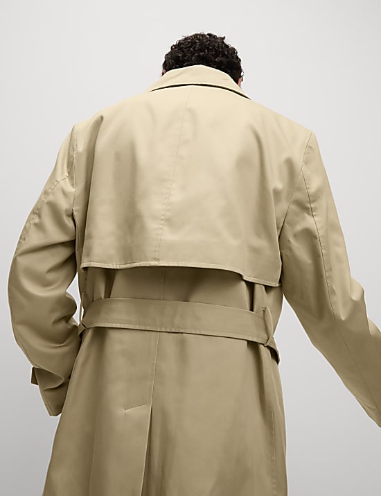 Cotton Lyocell Blend Trench