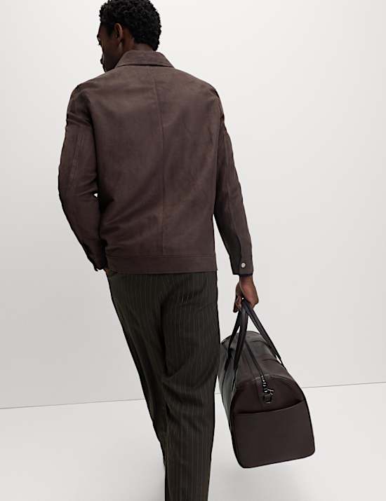 Faux Suede Chore Jacket