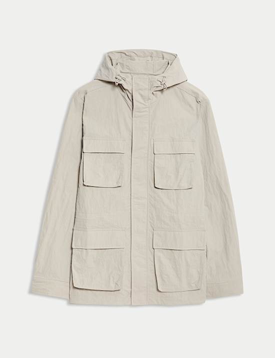 4 Pocket Hooded Field Jacket