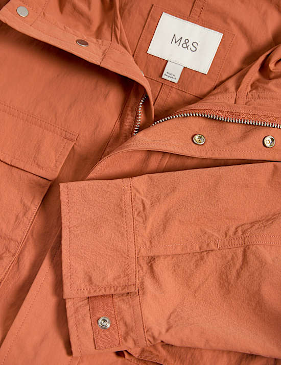 Feldjacke mit Kapuze und 4 Taschen