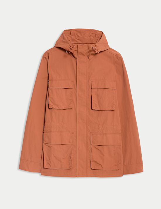 Feldjacke mit Kapuze und 4 Taschen