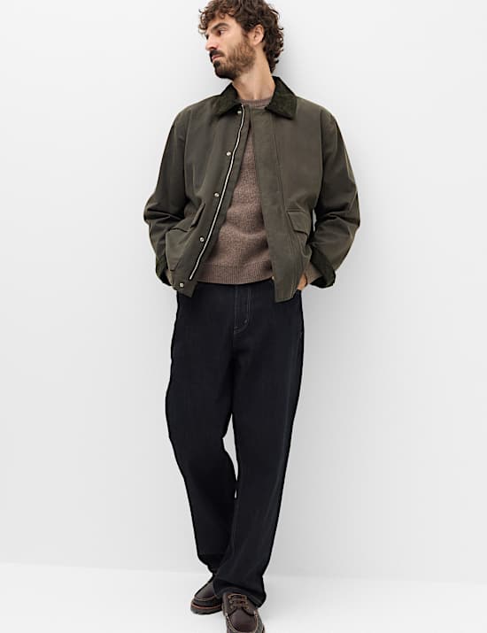 Veste cir&eacute;e 100 % coton