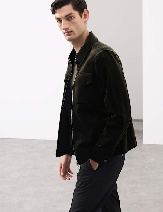 Pure Cotton Velvet Trucker