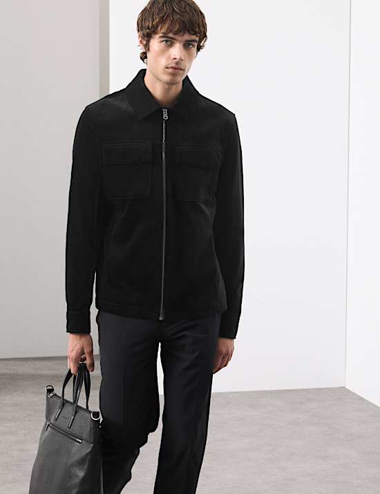 Samt-Truckerjacke aus reiner Baumwolle