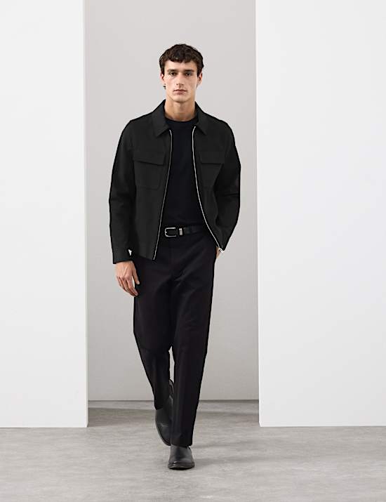 Corduroy Blouson Harrington Jacket