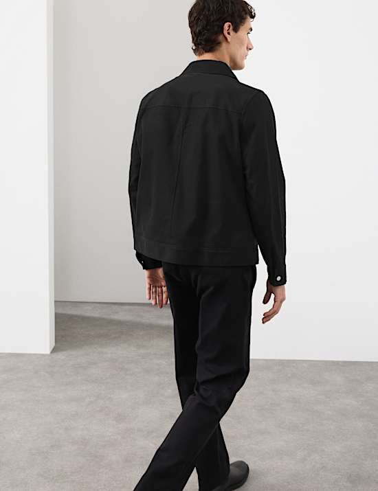 Corduroy Blouson Harrington Jacket