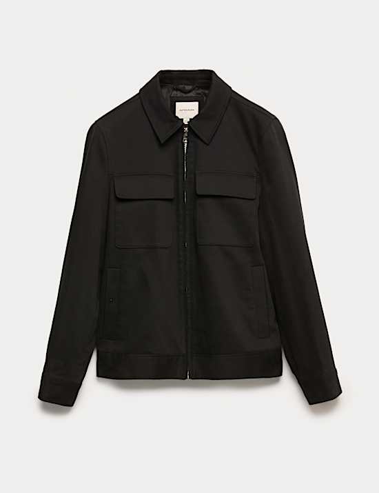 Corduroy Blouson Harrington Jacket