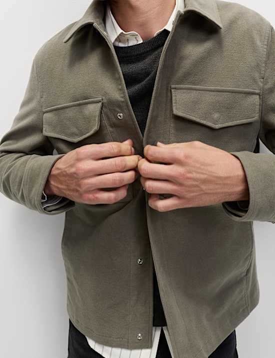 Cotton Rich Moleskin Trucker