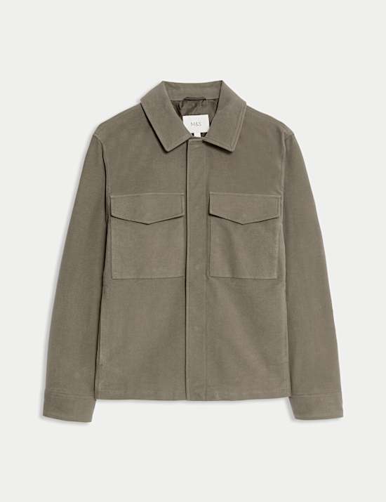 Cotton Rich Moleskin Trucker