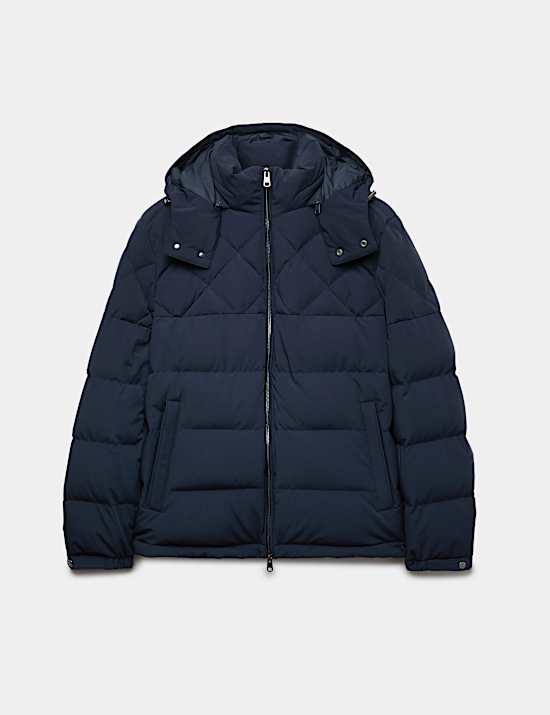 Hooded Padded Quilted Puffer Jacket