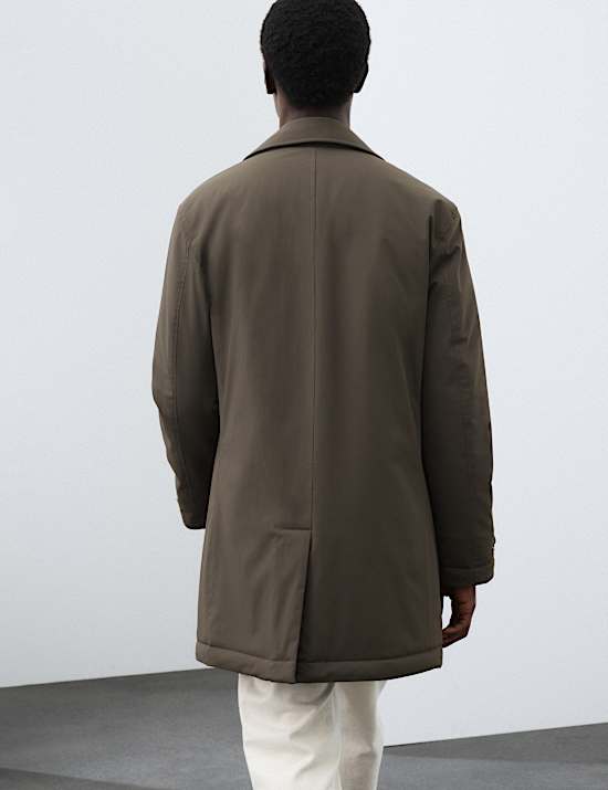 Wadded Hybrid Mac With Removable Hood