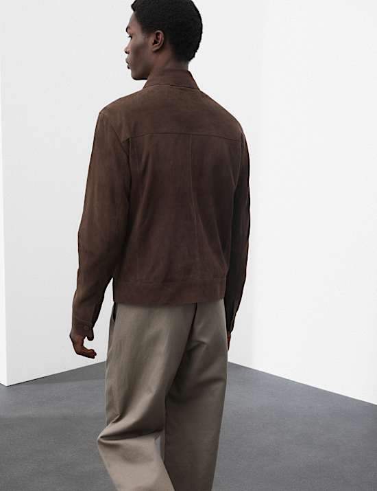 Suede Trucker Jacket