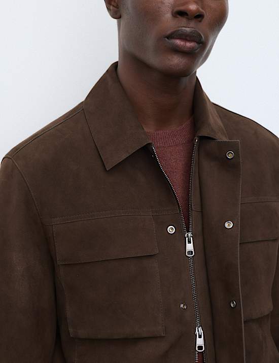 Suede Trucker Jacket