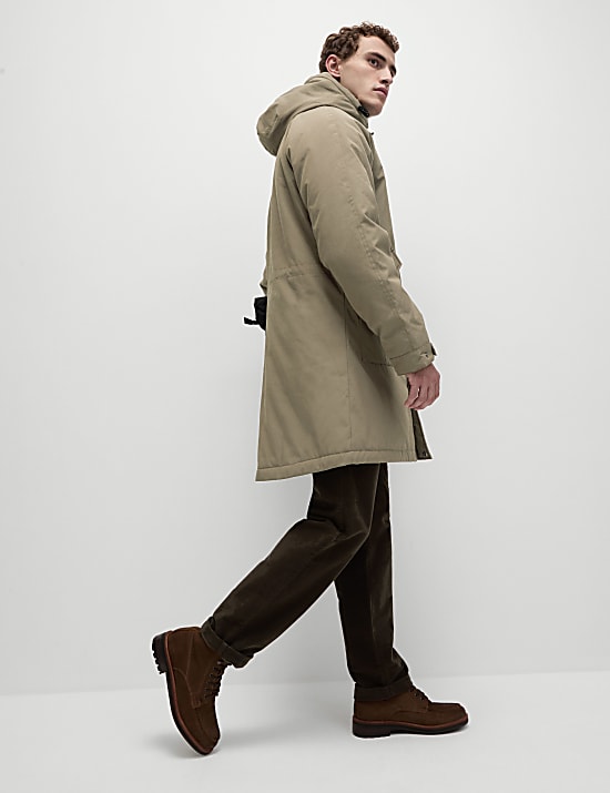 Borg Lined Hooded Parka