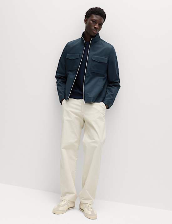 Pure Cotton Harrington Jacket