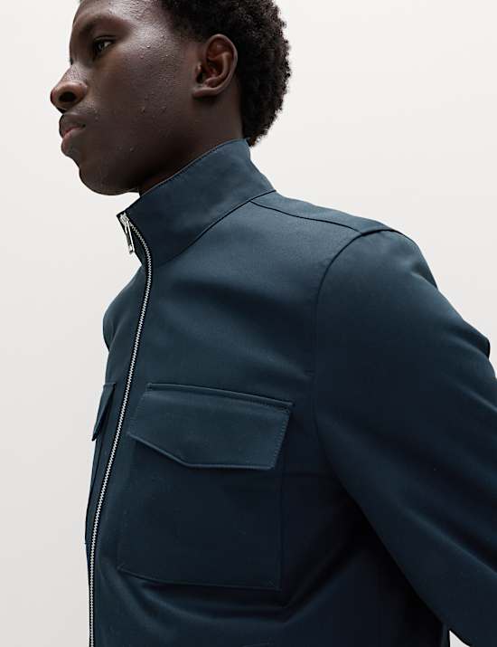 Pure Cotton Harrington Jacket