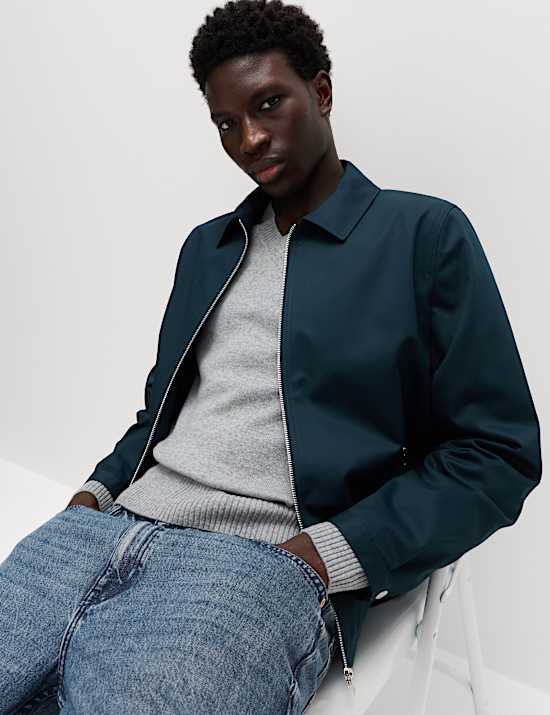 Pure Cotton Harrington Jacket