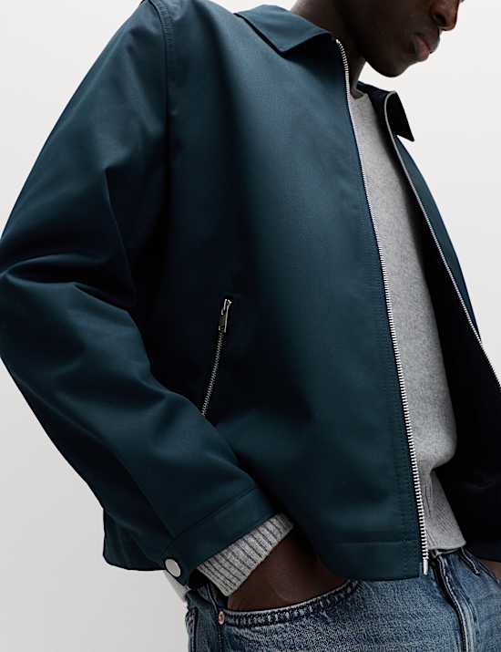 Pure Cotton Harrington Jacket