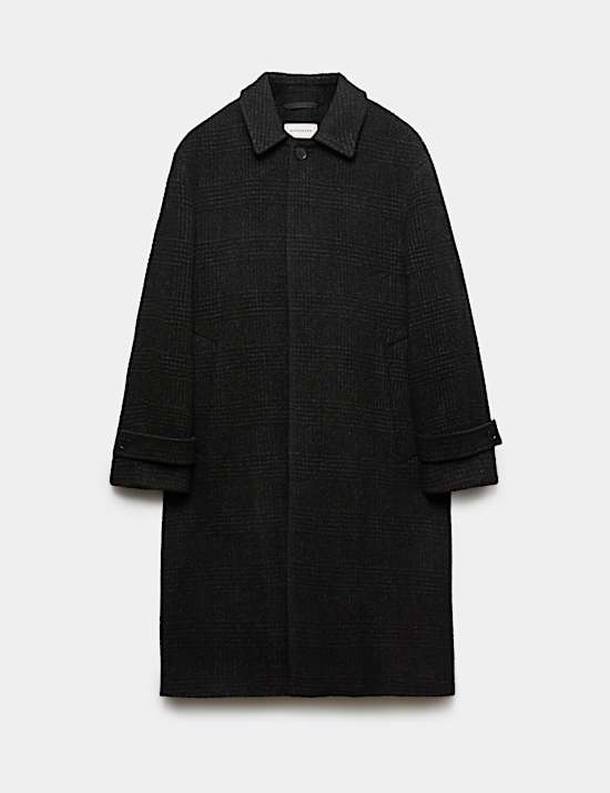 Wool Blend Boucle Car Coat