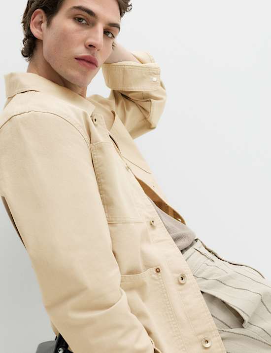 Pure Cotton Utility Jacket