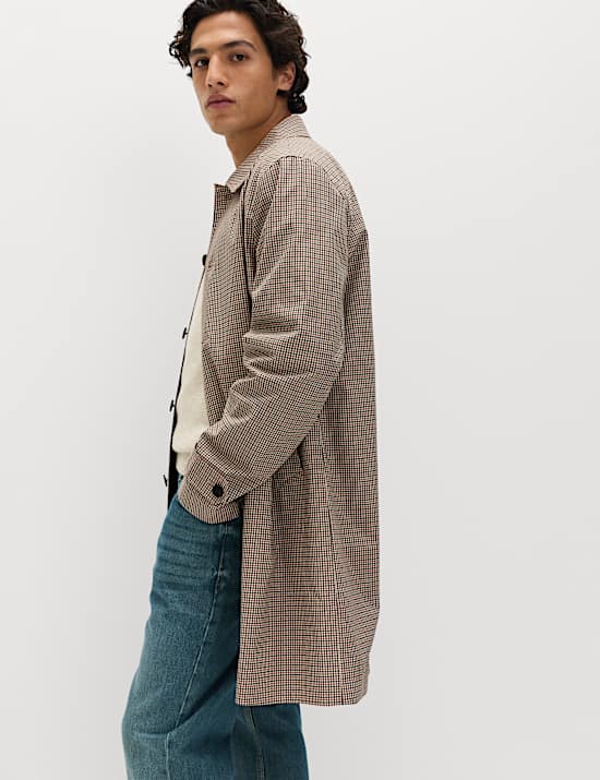 Pure Cotton Check Mac with Stormwear&trade;