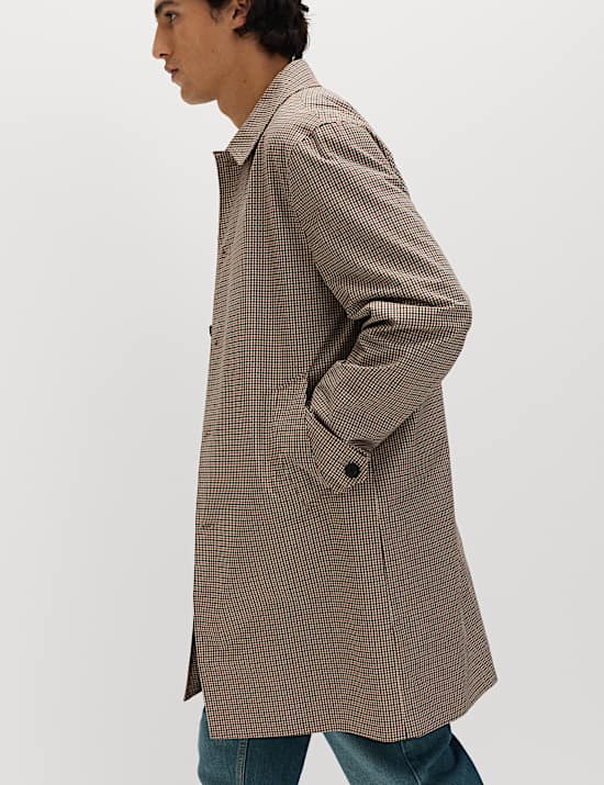 Pure Cotton Check Mac with Stormwear&trade;