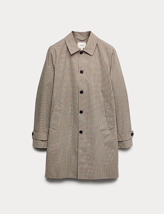 Pure Cotton Check Mac with Stormwear&trade;