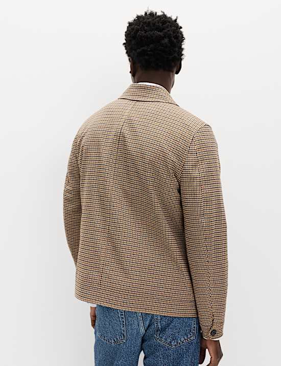 Checked Harrington Jacket