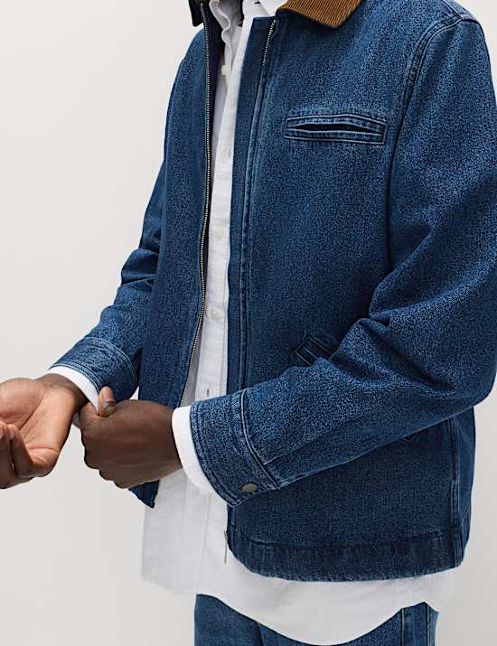 Denim Harrington Jacket