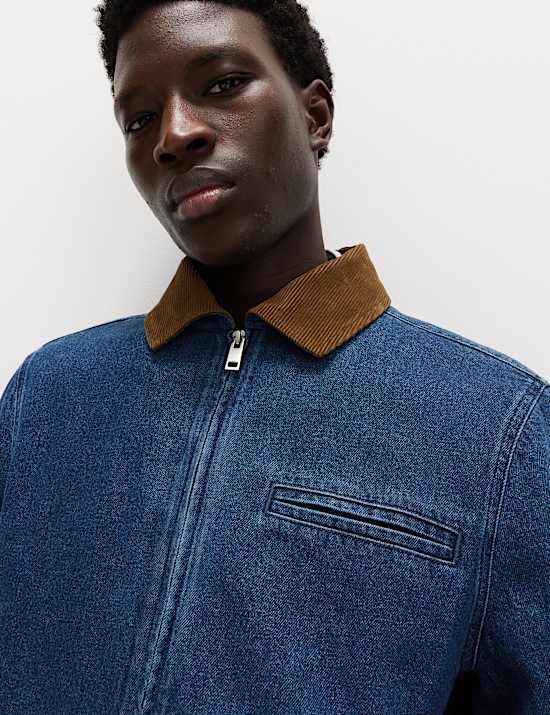 Denim Harrington Jacket