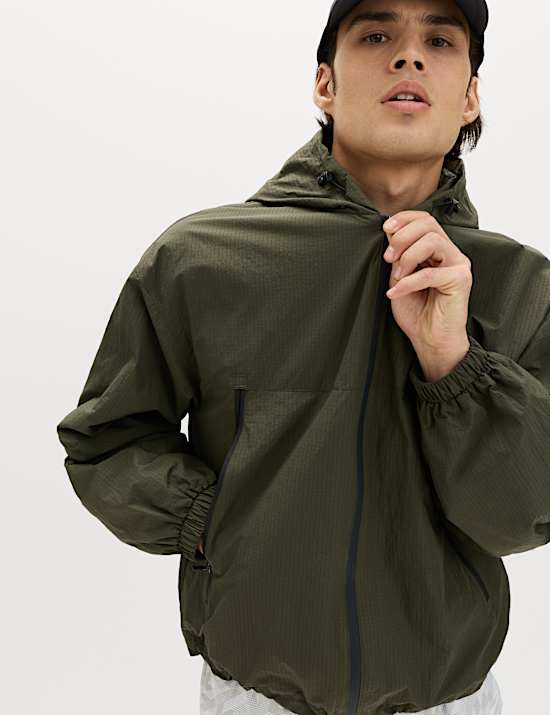 Hooded Sports Jacket with Stormwear&trade;